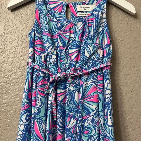 Lilly Pulitzer for Target Maxi Dress My Fans Blue size XS - Picture 2 of 7